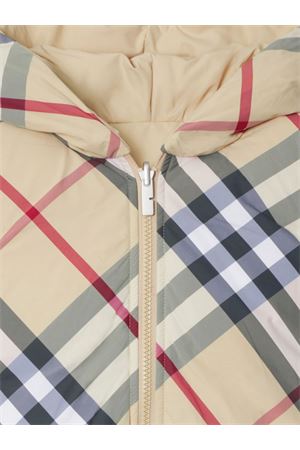 gilet in poliammide beige BURBERRY KIDS | 8092515A2205